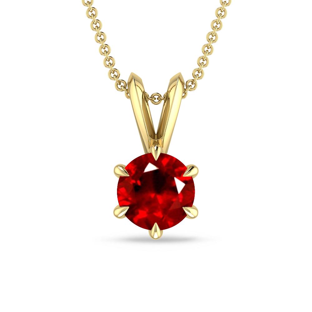 Yellow Gold - Ruby