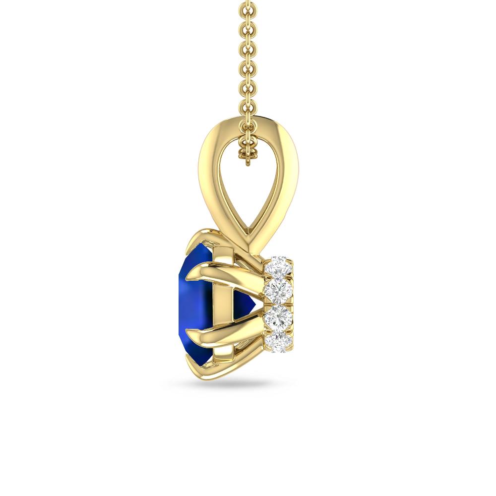 Yellow Gold - Sapphire