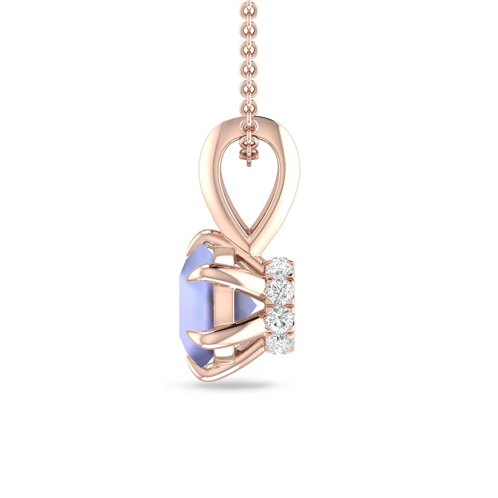 Rose Gold - Tanzanite