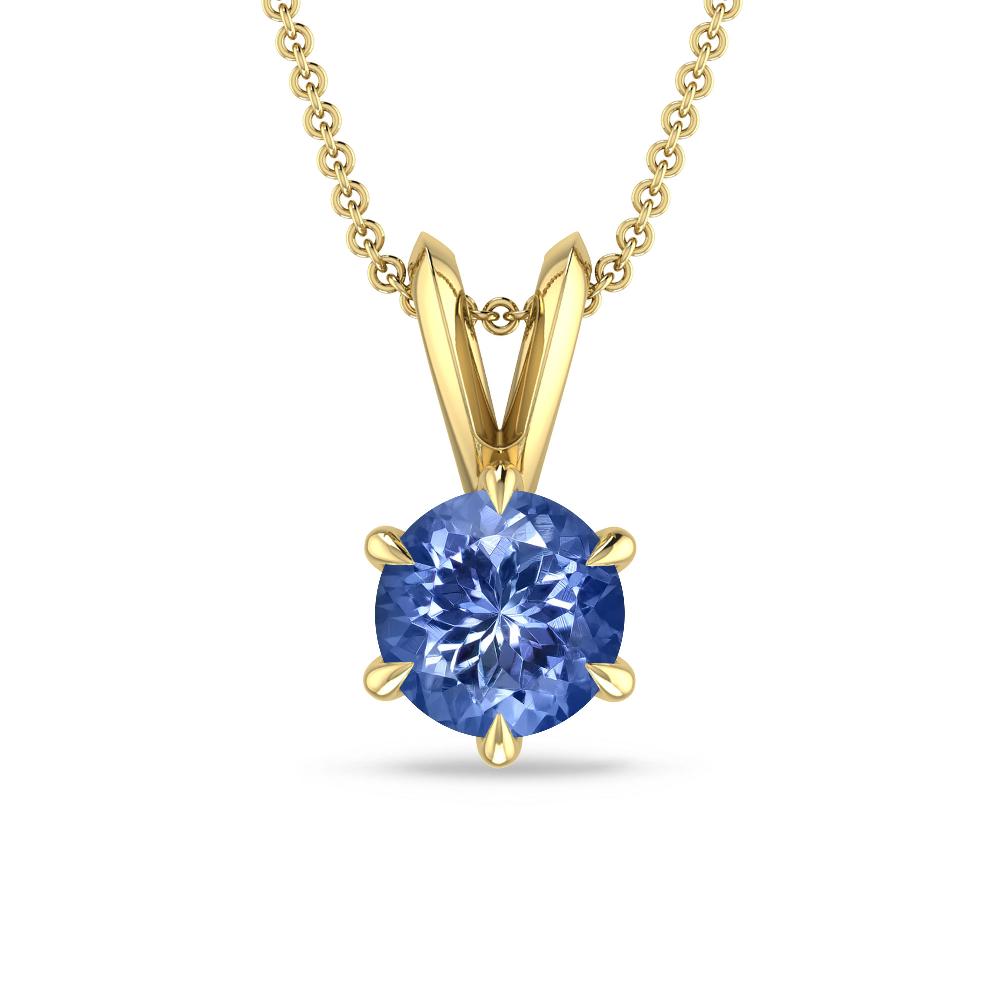 Yellow Gold - Tanzanite