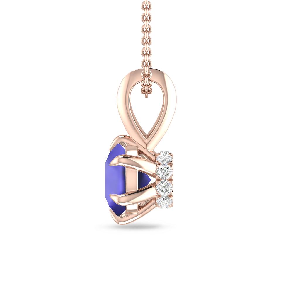 Rose Gold - Tanzanite