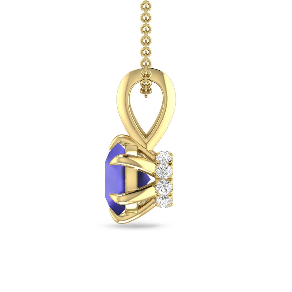 Yellow Gold - Tanzanite