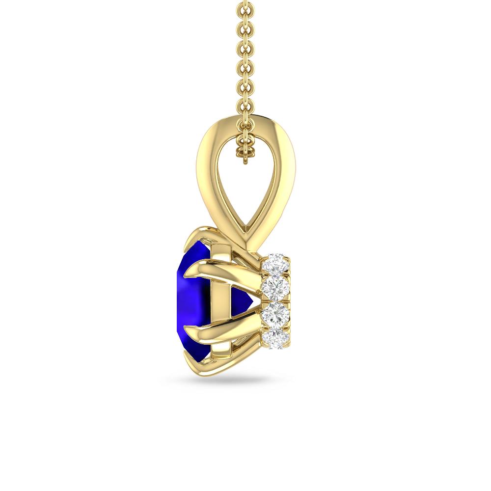 Yellow Gold - Tanzanite