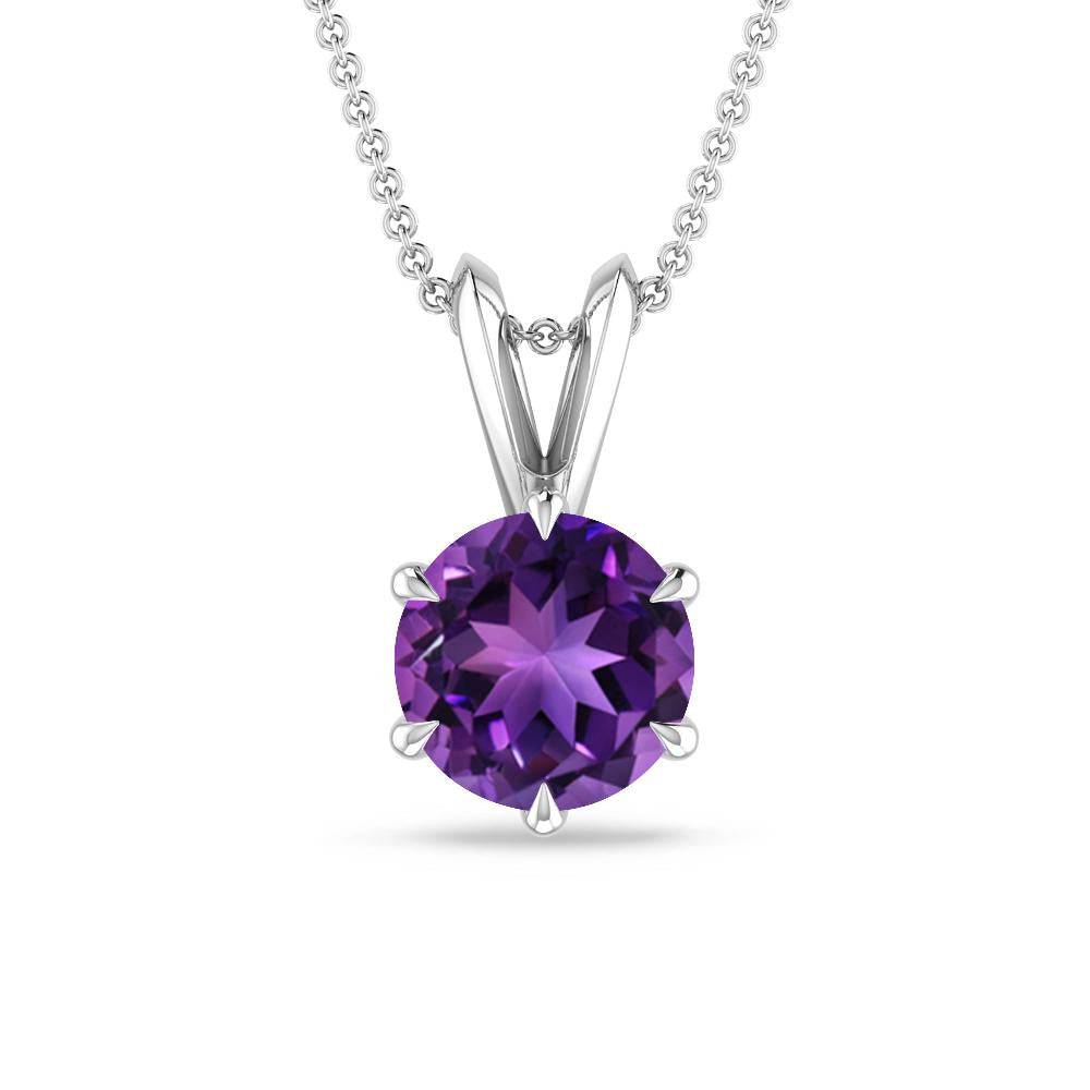 White Gold - Amethyst