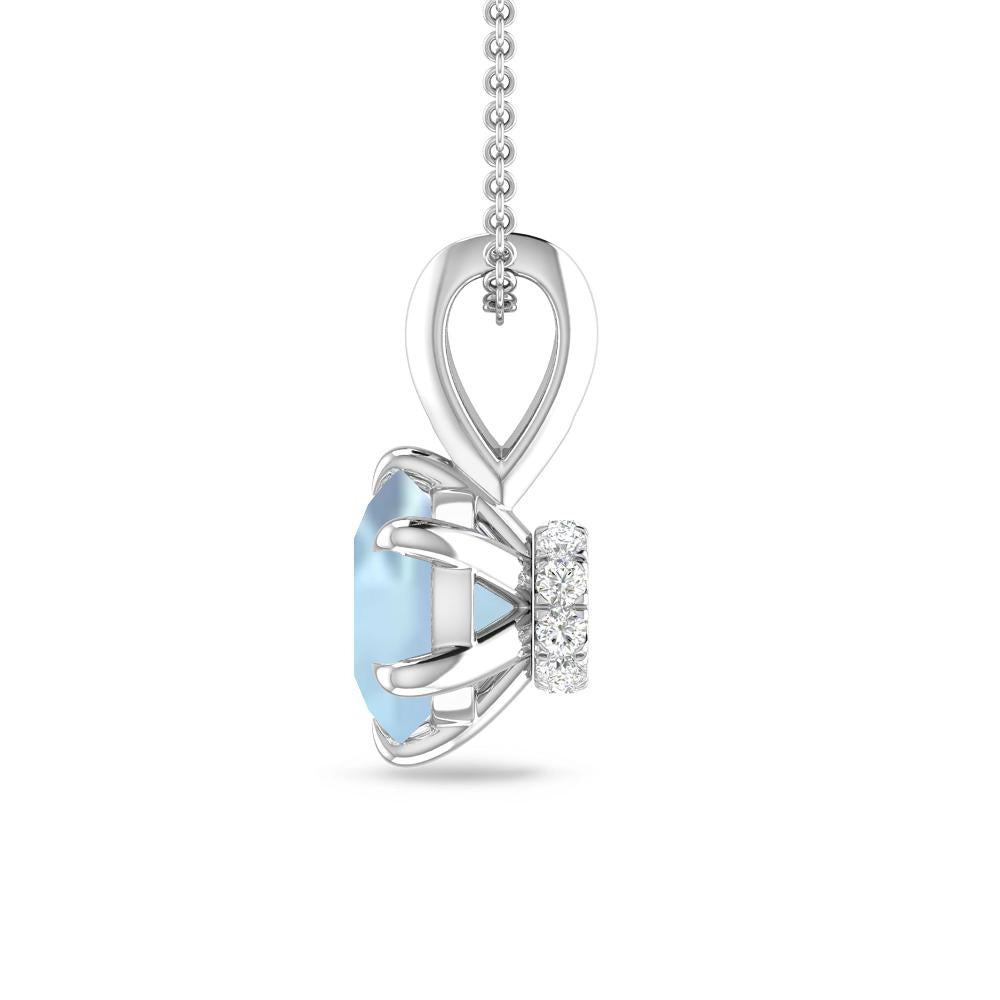 White Gold - Aquamarine