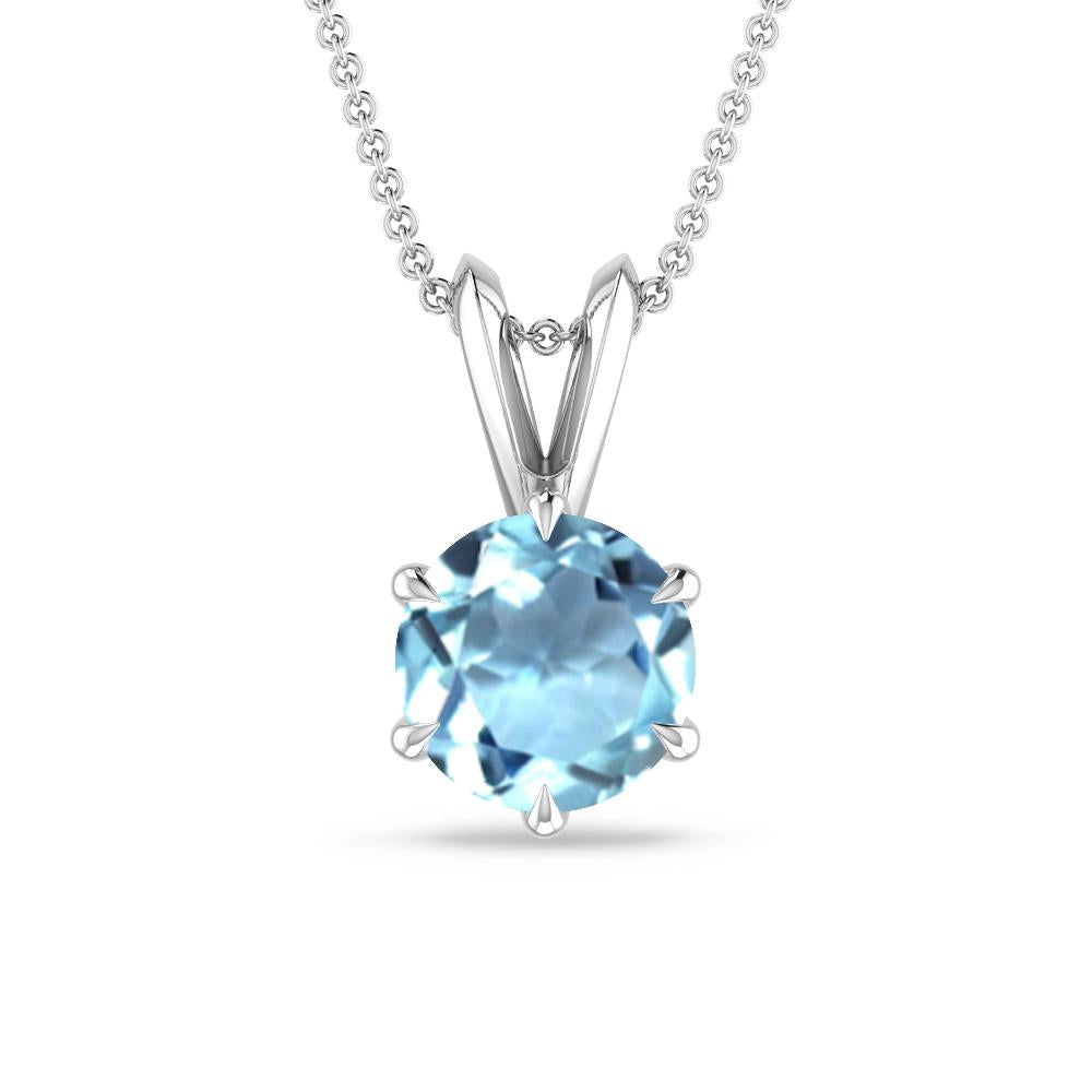 White Gold - Aquamarine