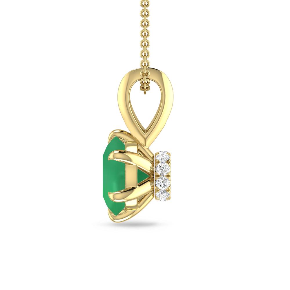 Yellow Gold - Emerald