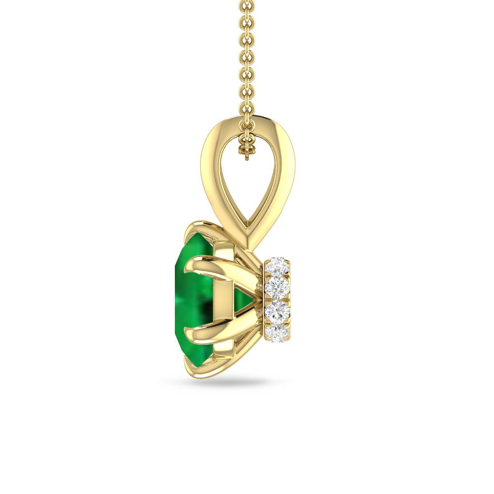 Yellow Gold - Emerald