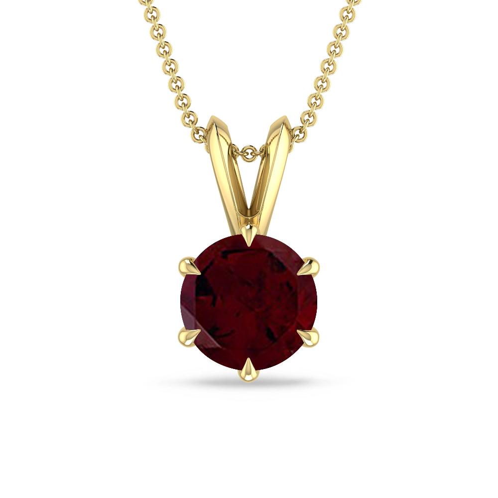 Yellow Gold - Garnet