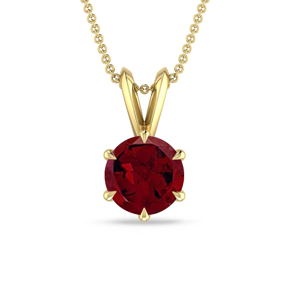 Yellow Gold - Garnet