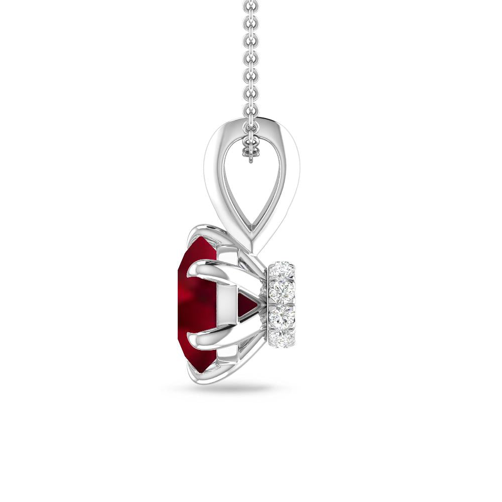 White Gold - Garnet