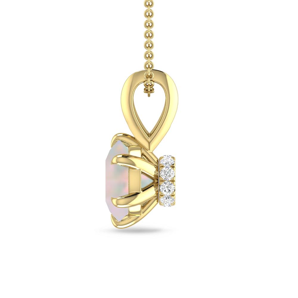 Yellow Gold - Opal