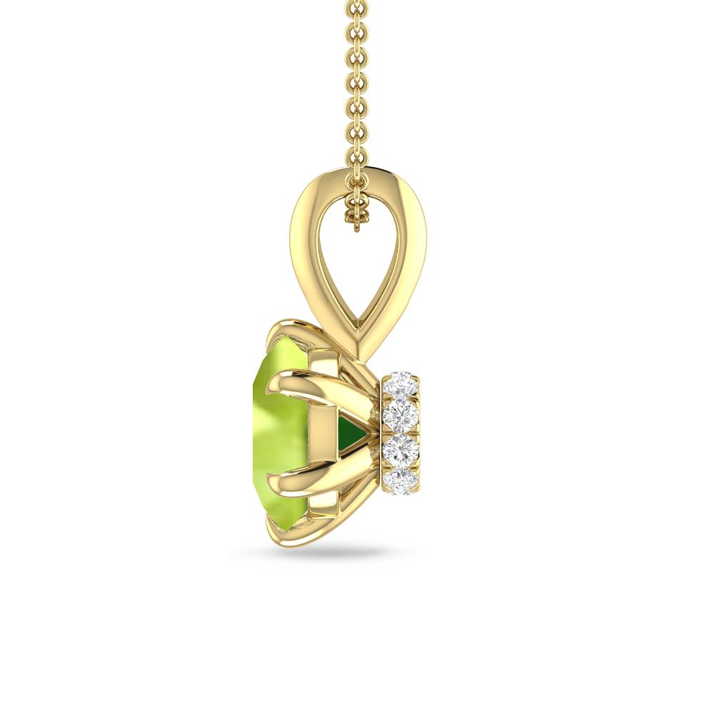 Yellow Gold - Peridot