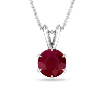 White Gold - Ruby