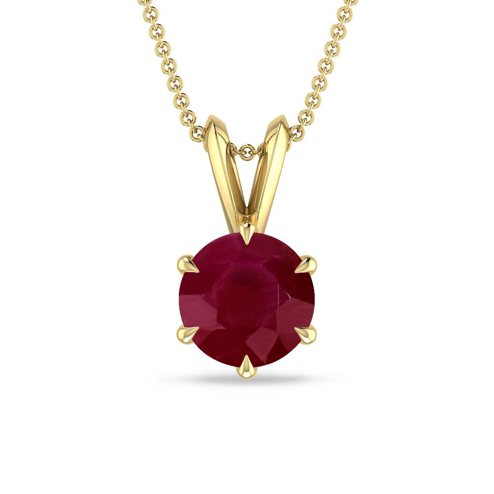 Yellow Gold - Ruby