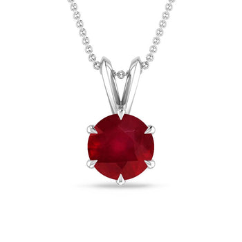 White Gold - Ruby