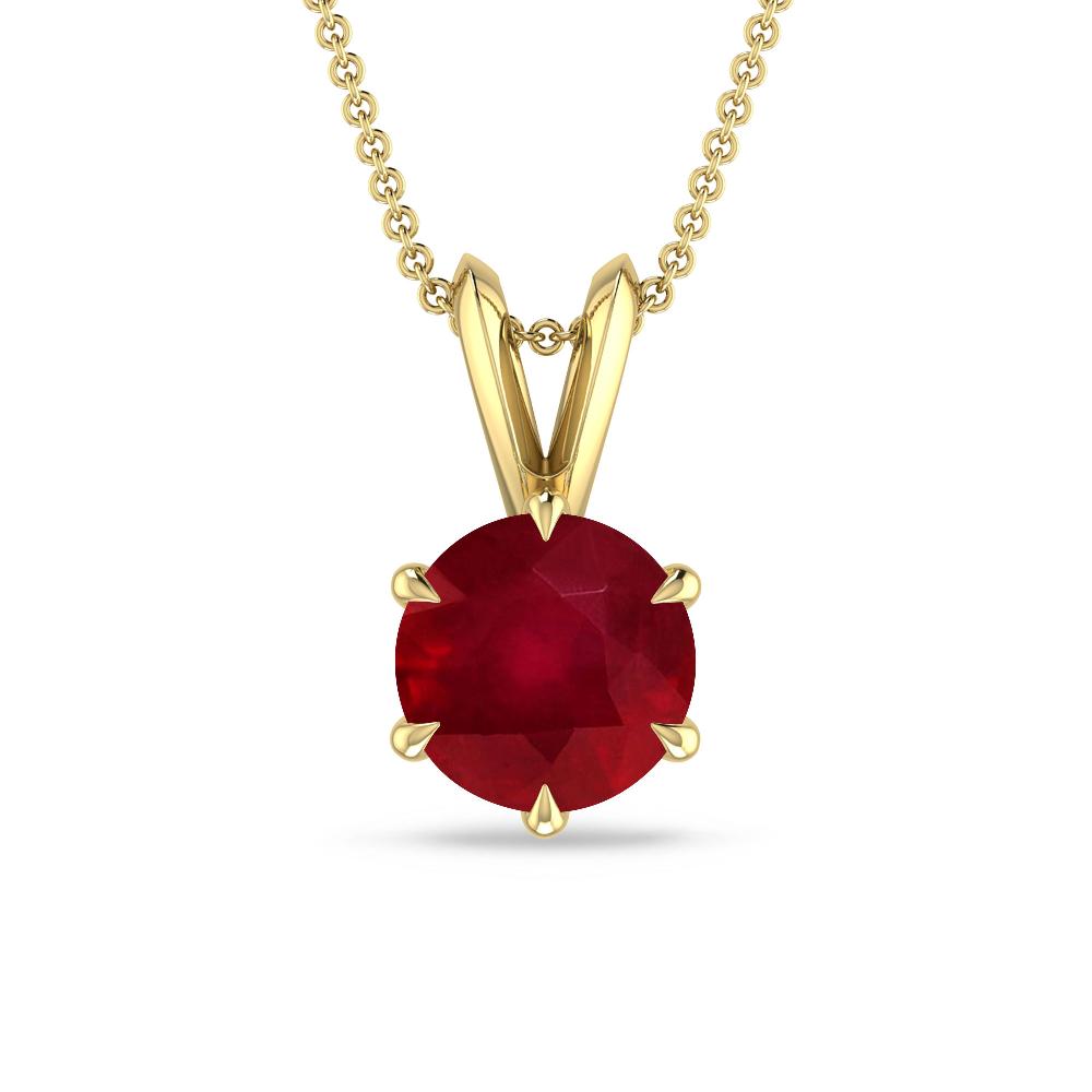 Yellow Gold - Ruby