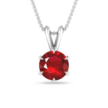 White Gold - Ruby