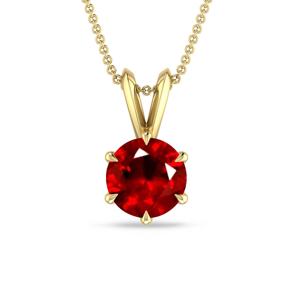 Yellow Gold - Ruby