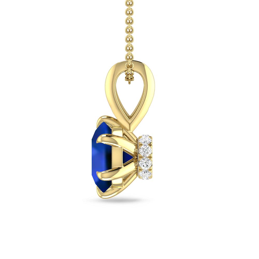 Yellow Gold - Sapphire