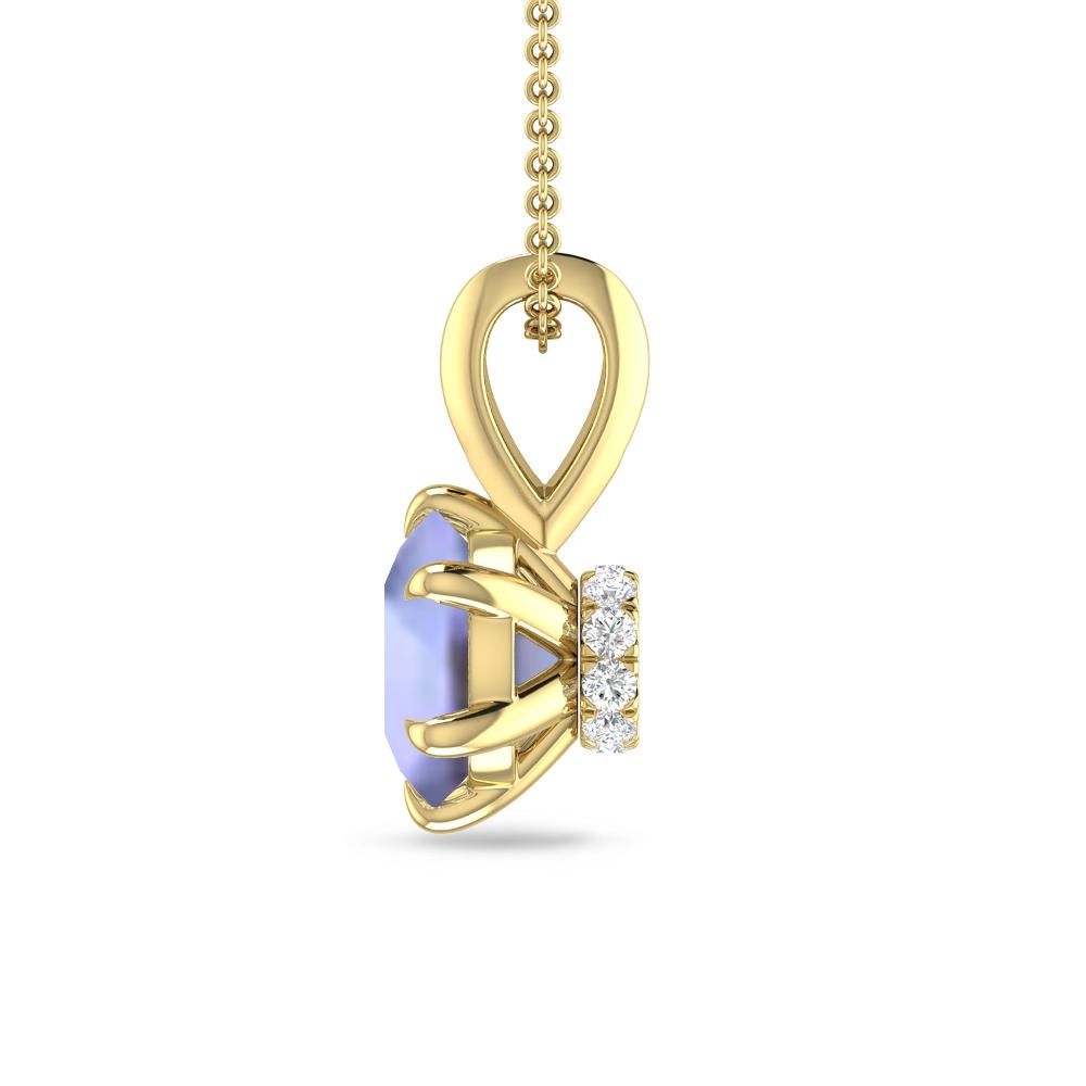 Yellow Gold - Tanzanite