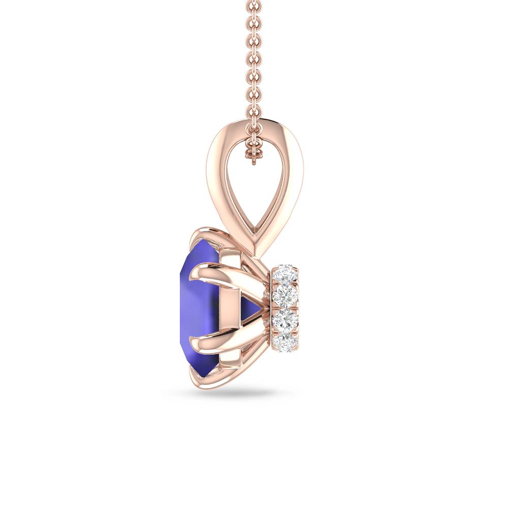 Rose Gold - Tanzanite