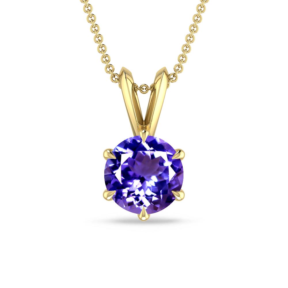 Yellow Gold - Tanzanite