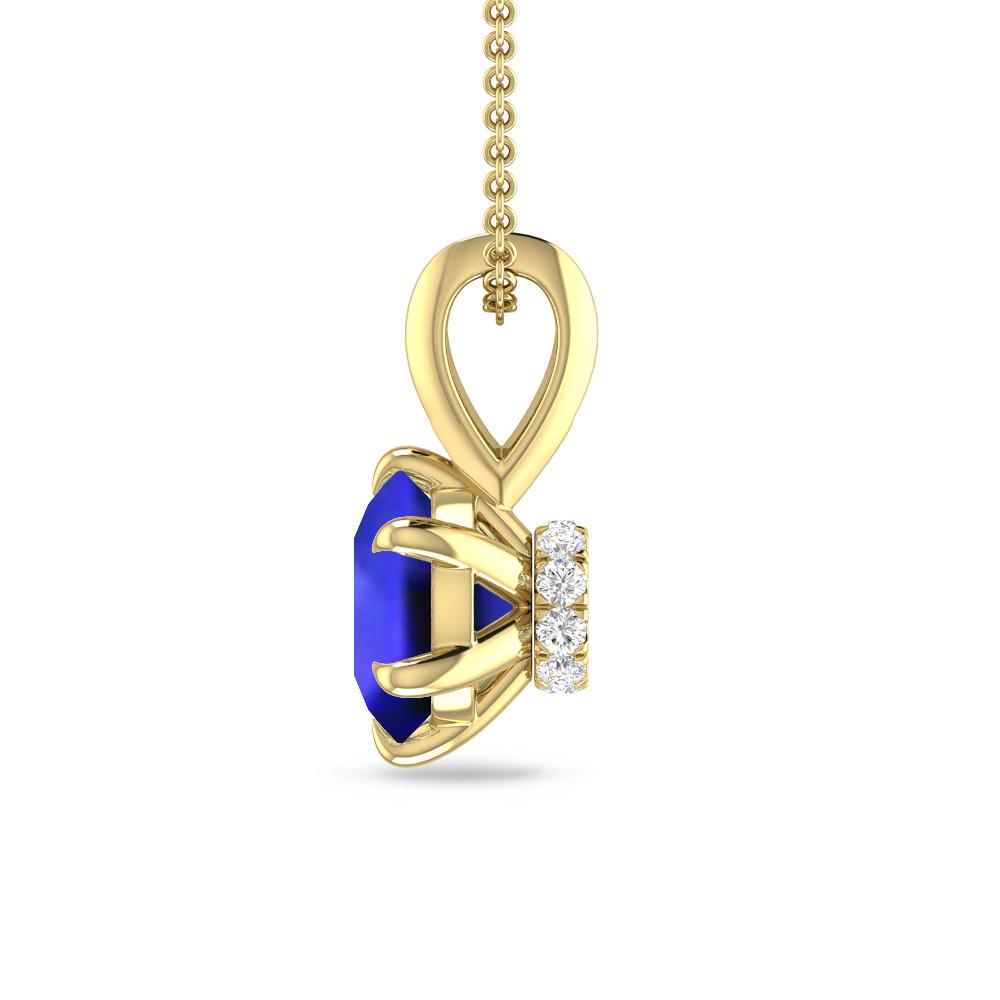 Yellow Gold - Tanzanite