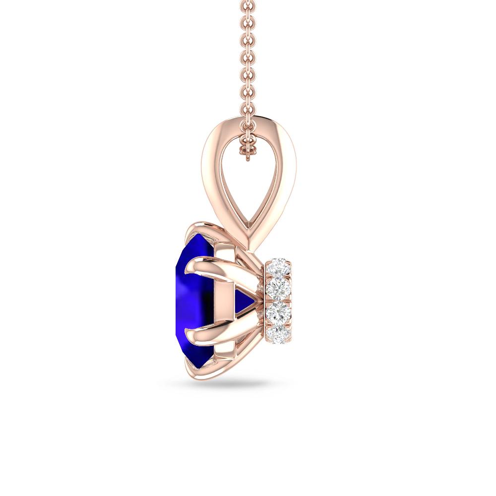 Rose Gold - Tanzanite