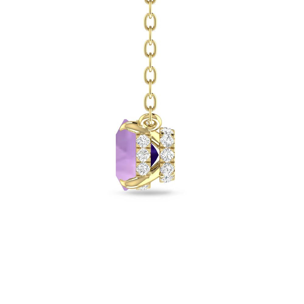 Yellow Gold - Amethyst