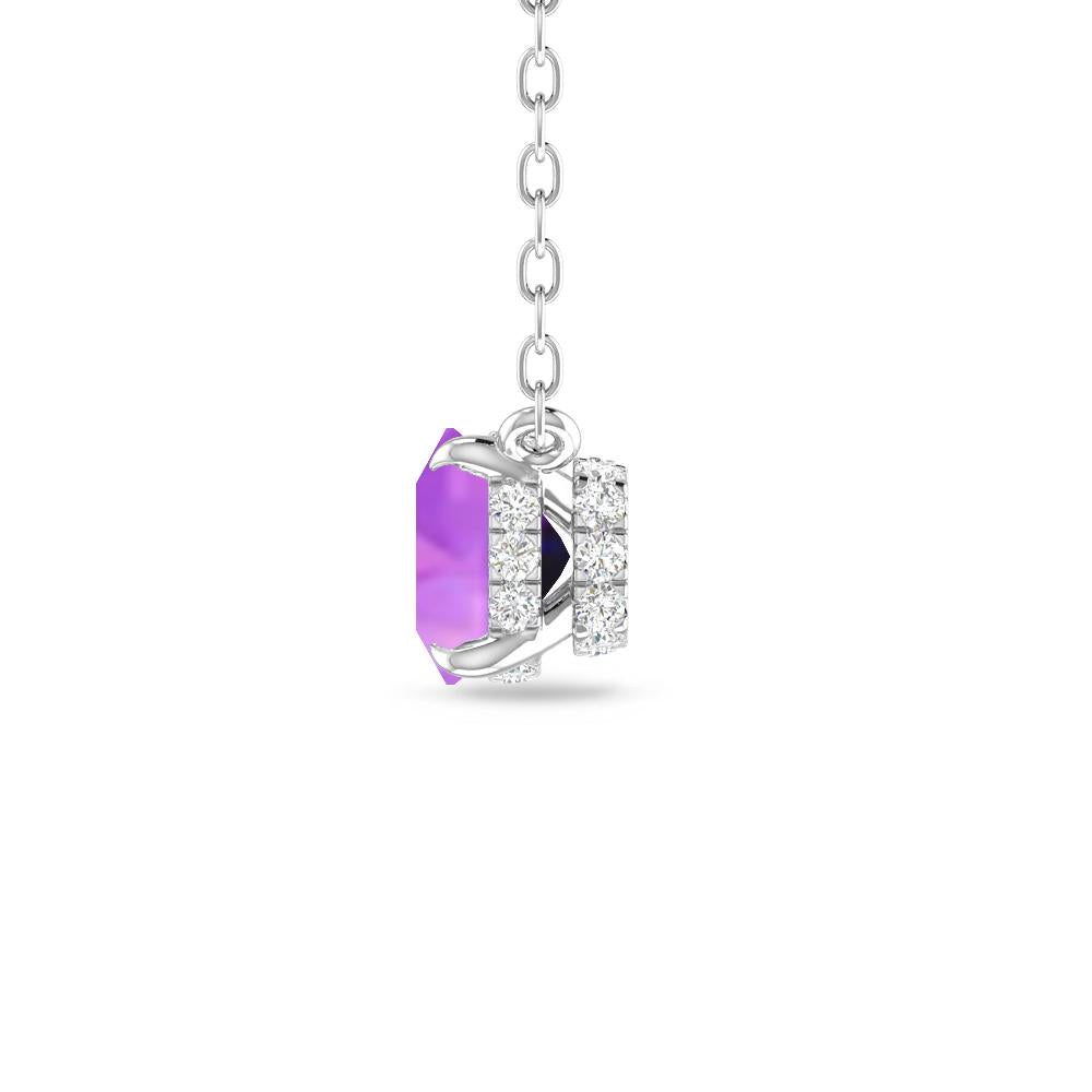 White Gold - Amethyst