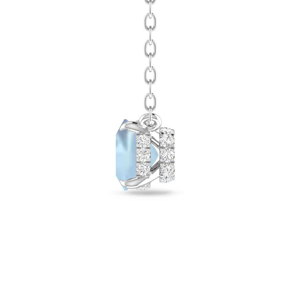 White Gold - Aquamarine