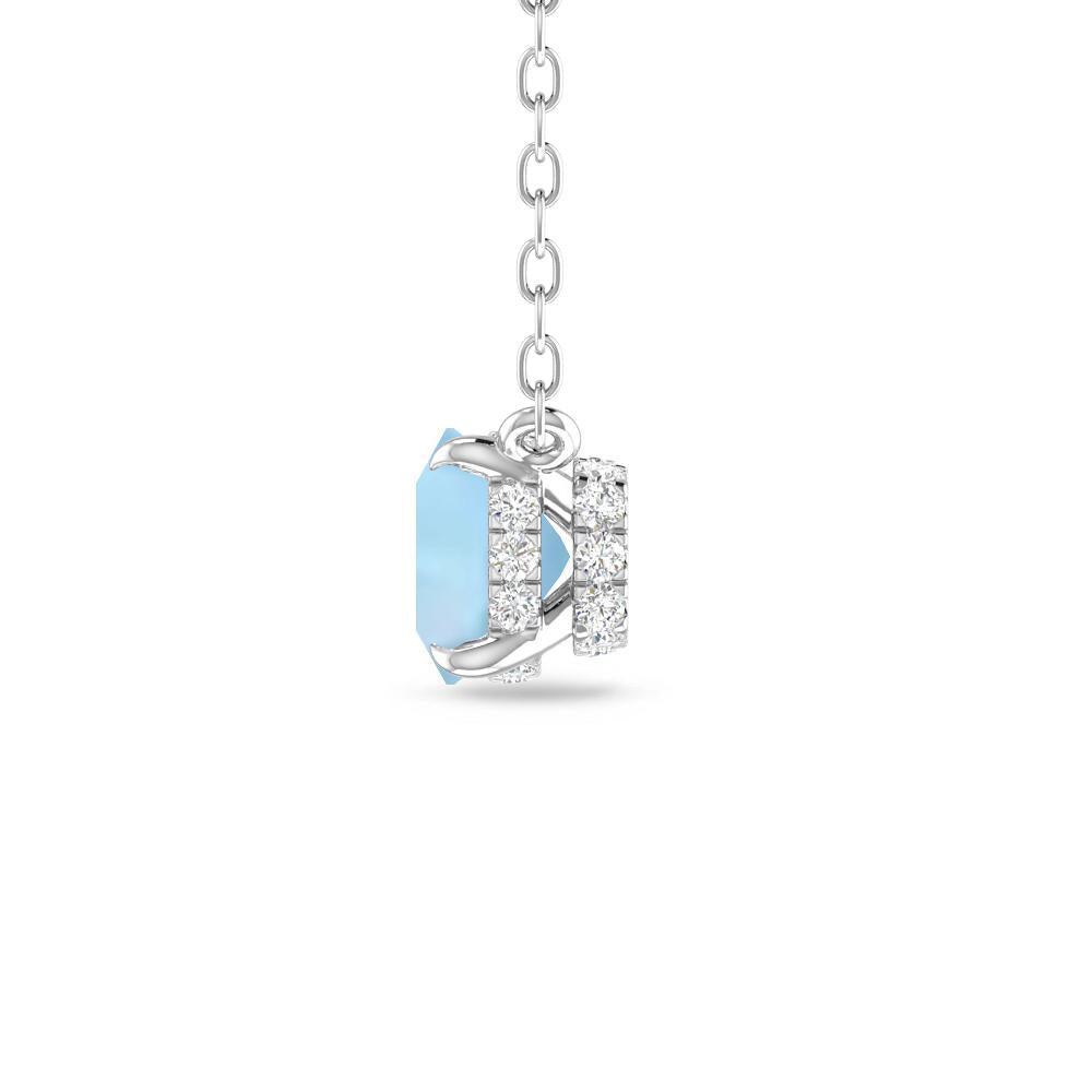 White Gold - Aquamarine