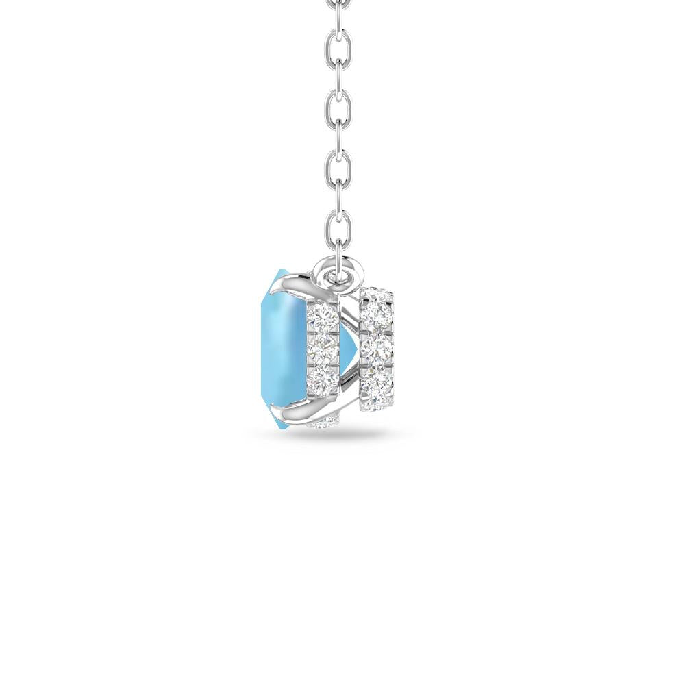 White Gold - Aquamarine