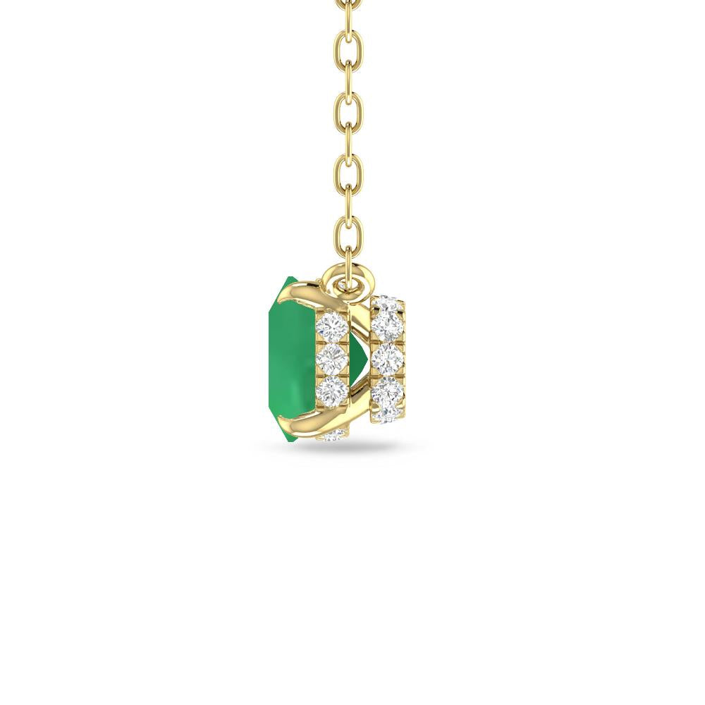 Yellow Gold - Emerald