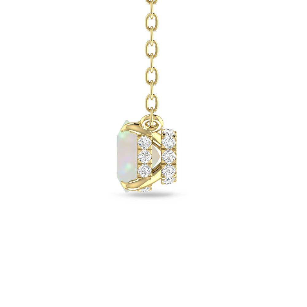 Yellow Gold - Opal