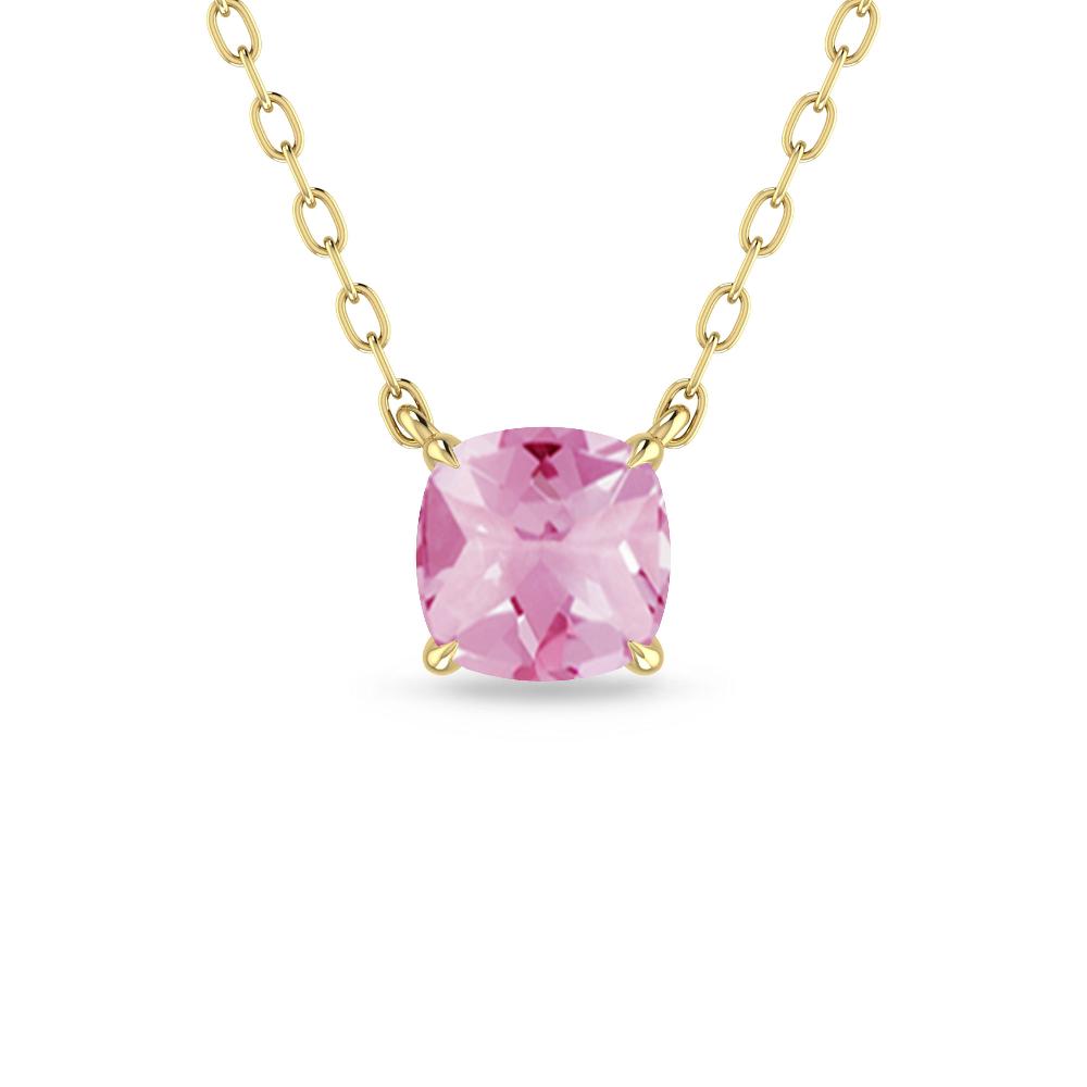 Yellow Gold - Pink Tourmaline