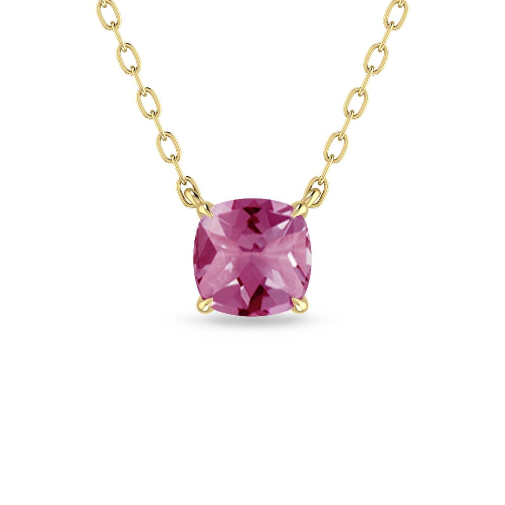 Yellow Gold - Pink Tourmaline