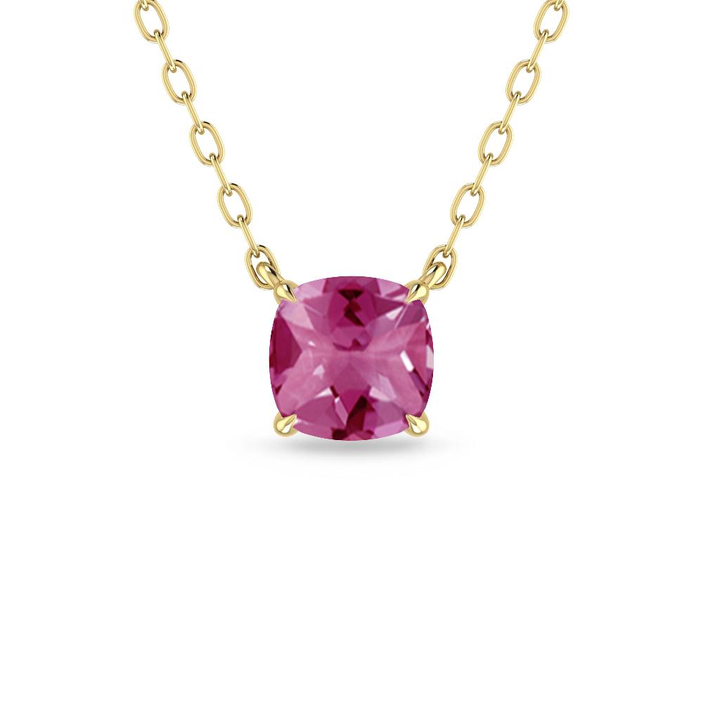 Yellow Gold - Pink Tourmaline