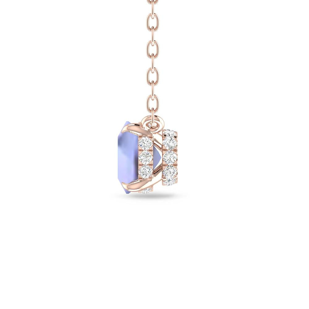 Rose Gold - Tanzanite