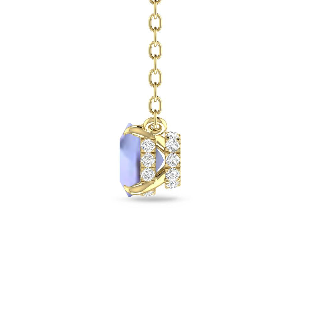 Yellow Gold - Tanzanite