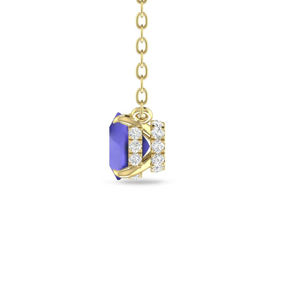 Yellow Gold - Tanzanite