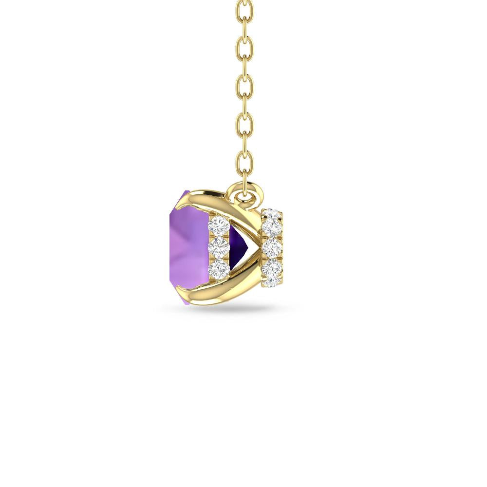 Yellow Gold - Amethyst