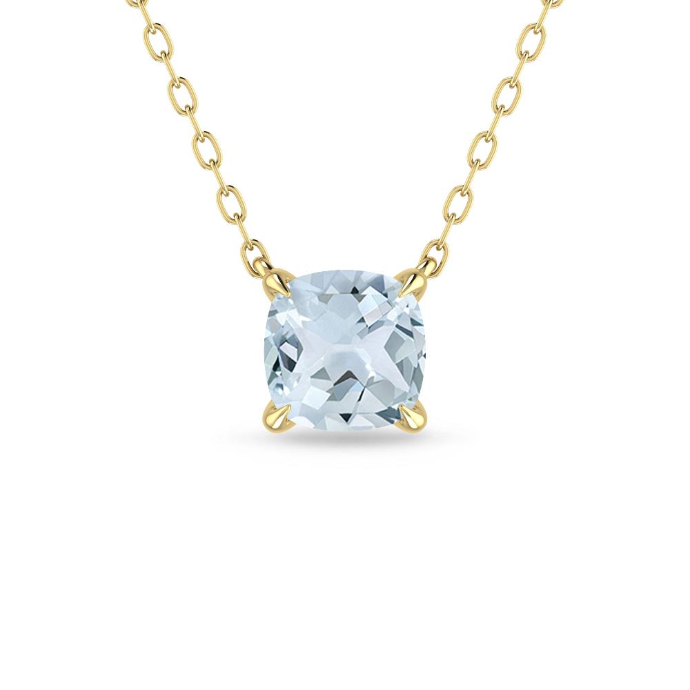 Yellow Gold - Aquamarine