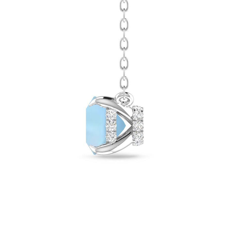 White Gold - Aquamarine