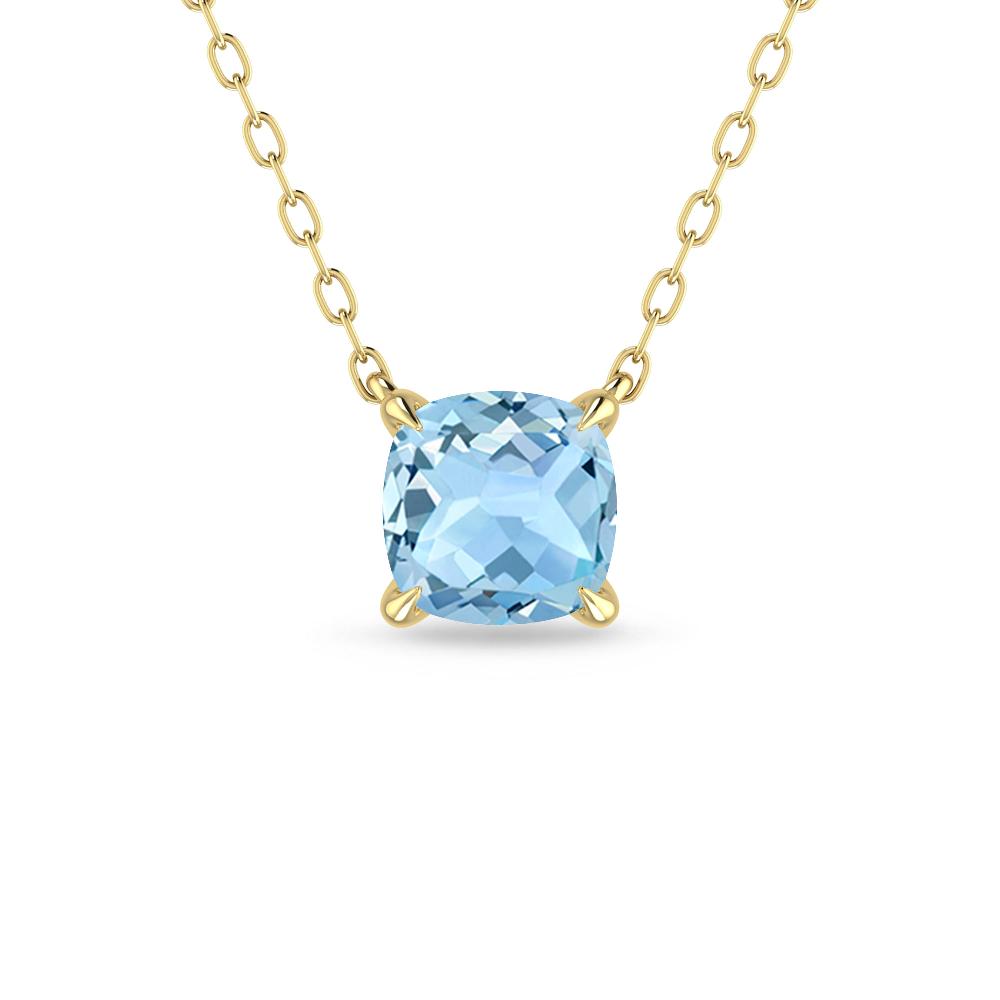 Yellow Gold - Aquamarine