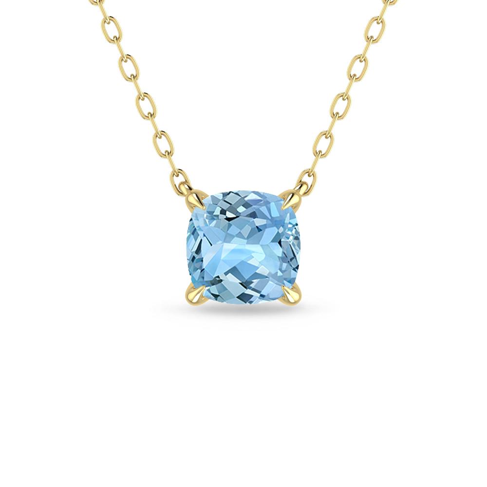 Yellow Gold - Aquamarine