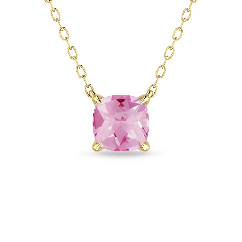 Yellow Gold - Pink Tourmaline