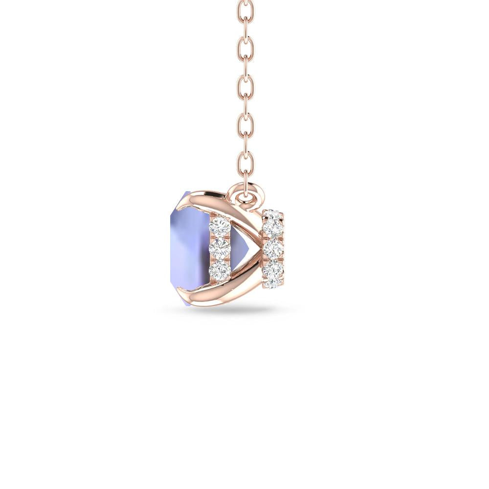 Rose Gold - Tanzanite