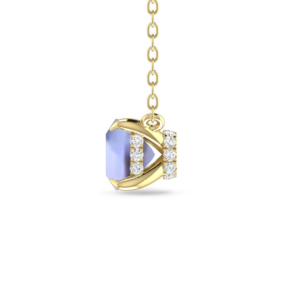 Yellow Gold - Tanzanite